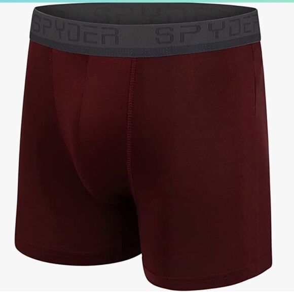 Spyder M Performance Boxer Briefs Polyester Spandex Lightweight Pack of 4 - Picture 3 of 11